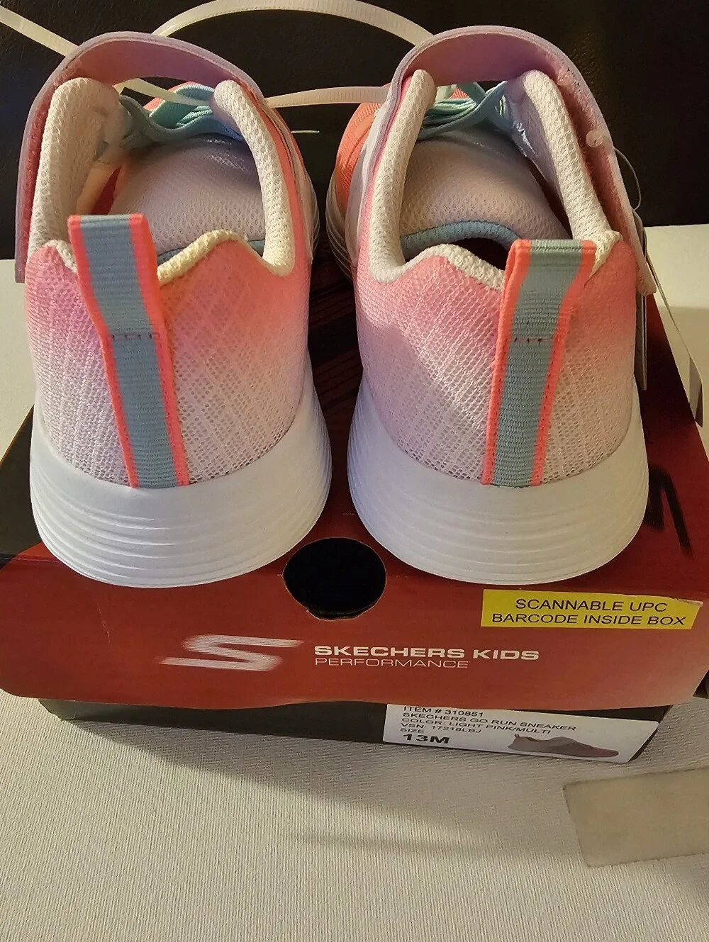 Skechers Gils Go Run 400  Pink Multi, Running Shoes Size 13M